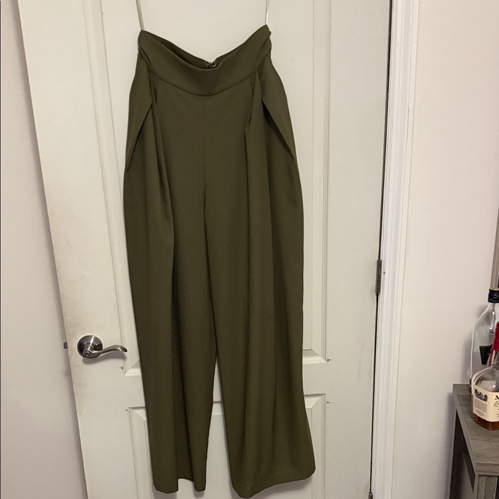 Gracia Olive Wide Leg Women's Pants